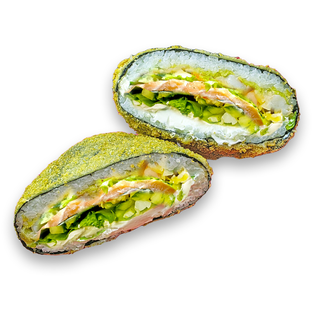 Sandwich lekko solony losos Tempura jasushi 2szt